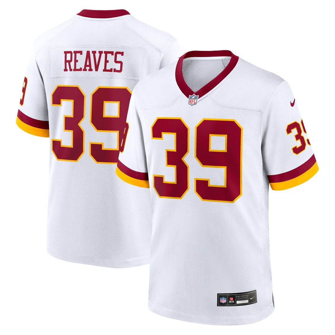 Jeremy Reaves Washington Commanders Nike Burgundy Game Jersey