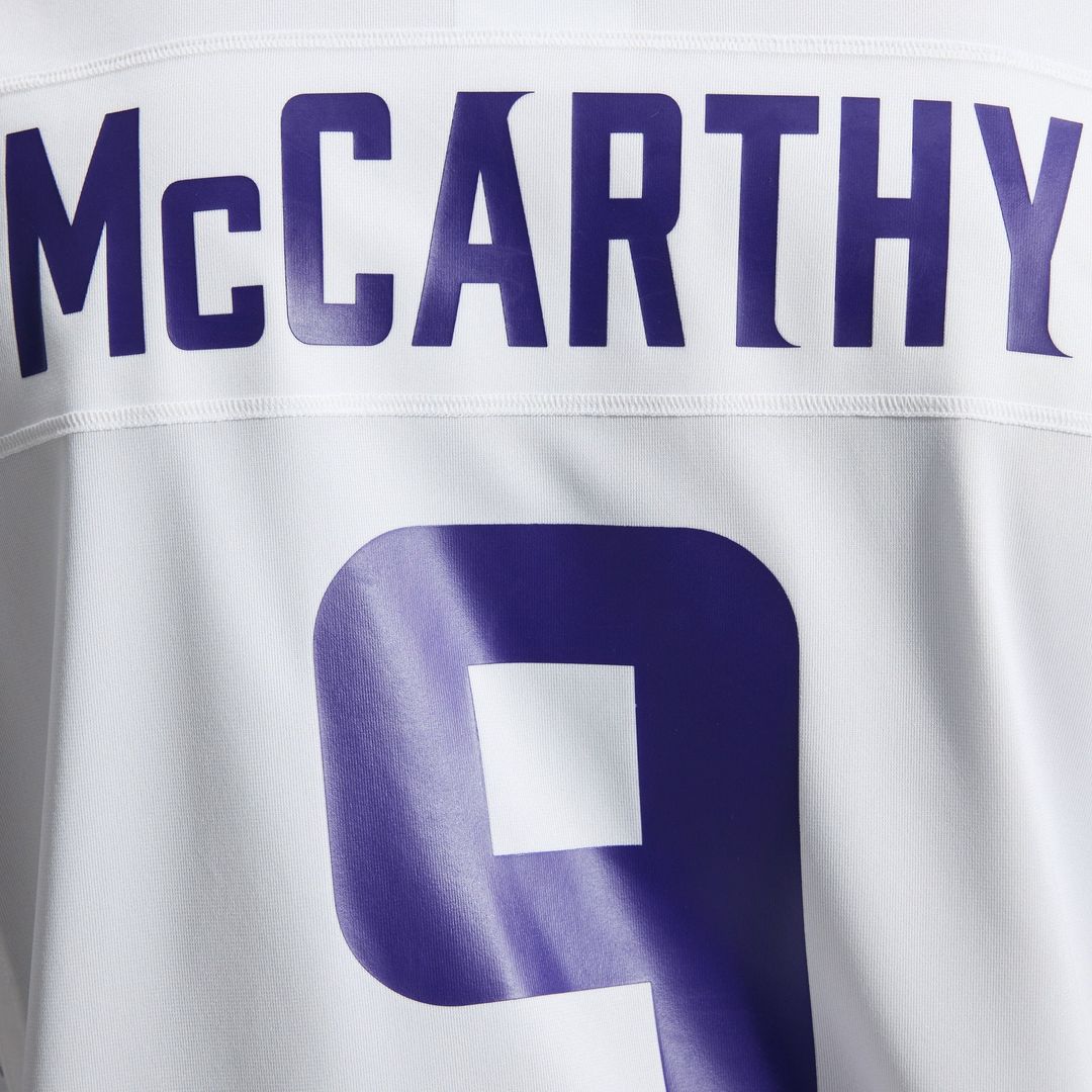 J.J. McCarthy Minnesota Vikings Nike White Game Jersey