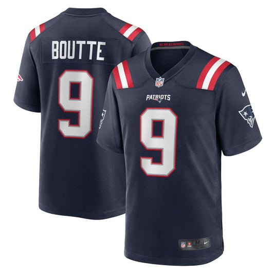Kayshon Boutte New England Patriots Nike Navy Game Jersey