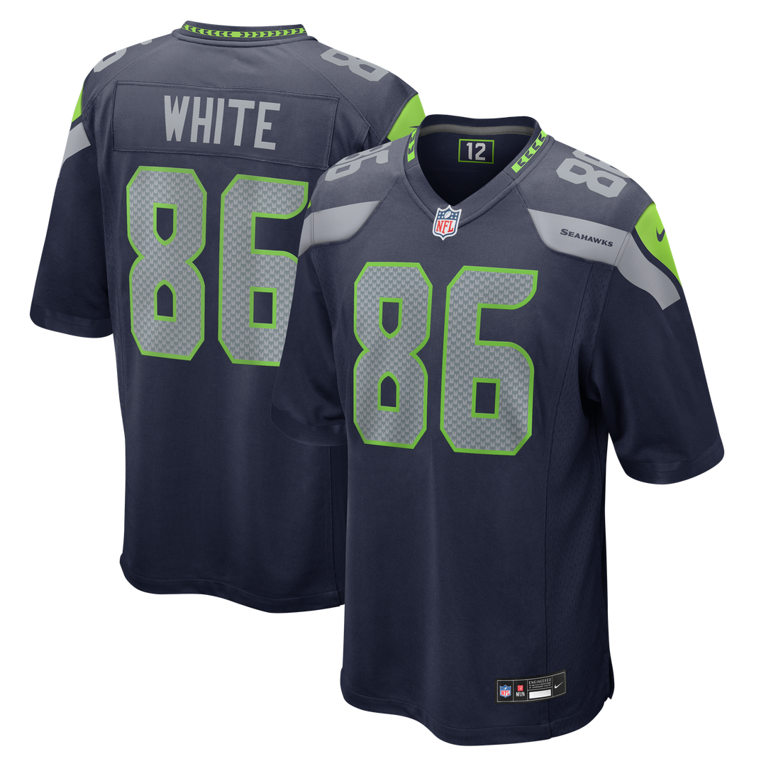 Ricky White Seattle Seahawks Nike College Navy Team Game Jersey