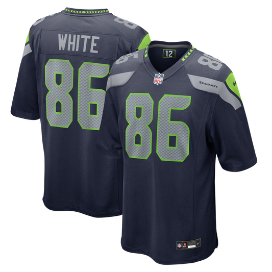 Ricky White Seattle Seahawks Nike College Navy Team Game Jersey