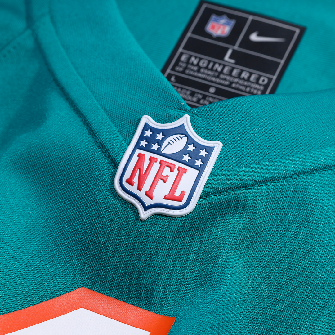 Jacob Rodriguez Miami Dolphins Nike Aqua Alternate Game Jersey