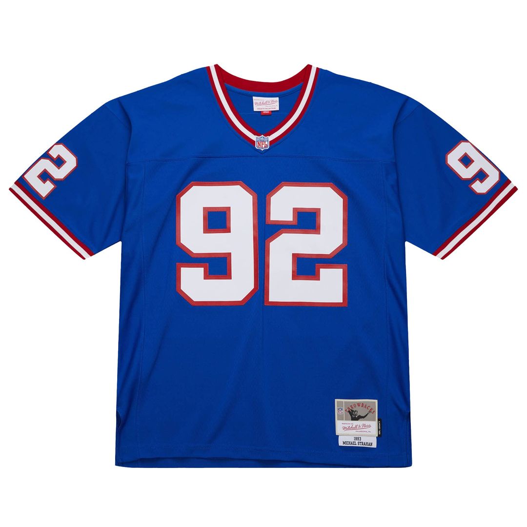 Michael Strahan New York Giants Mitchell & Ness Royal Big & Tall 1993 Retired Player Replica Jersey