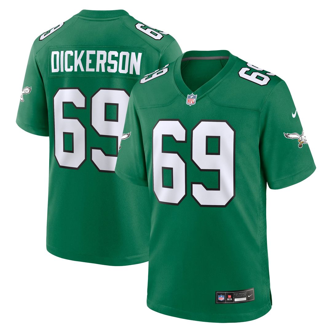 Landon Dickerson Philadelphia Eagles Nike Kelly Green Alternate Game Jersey