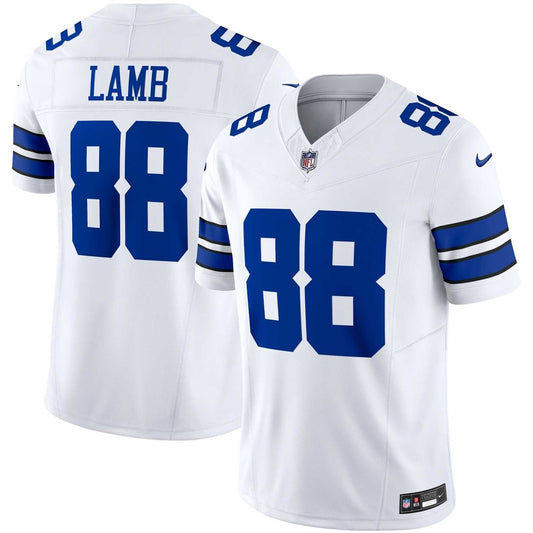 CeeDee Lamb Dallas Cowboys Nike White Vapor F.U.S.E. Limited Jersey