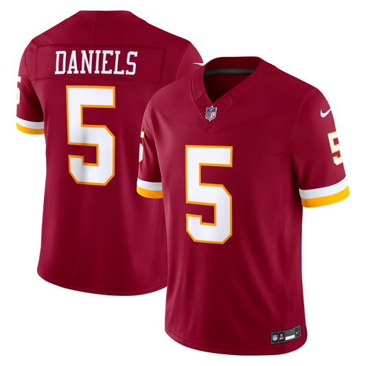 Jayden Daniels Washington Commanders Nike Burgundy Team Vapor F.U.S.E. Stitched Limited Jersey