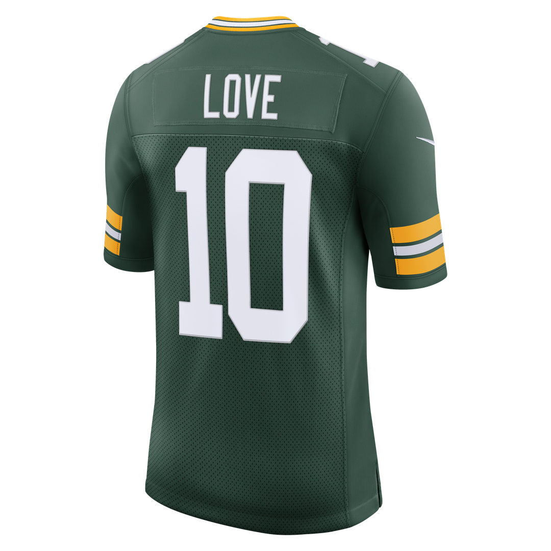 Jordan Love Green Bay Packers Nike Green Vapor Untouchable Stitched Limited Jersey