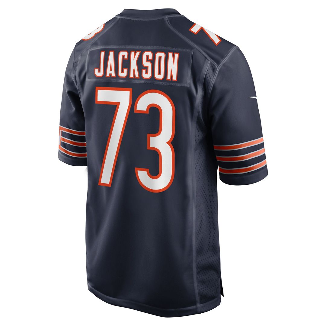 Jonah Jackson Chicago Bears Nike Navy Team Game Jersey