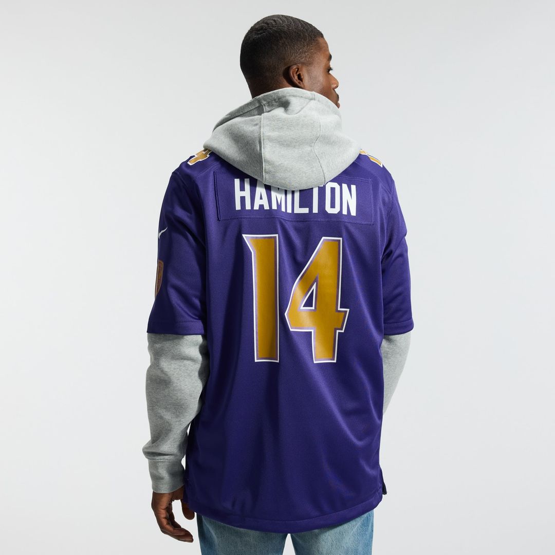 Kyle Hamilton Baltimore Ravens Nike Purple Alternate Game Jersey