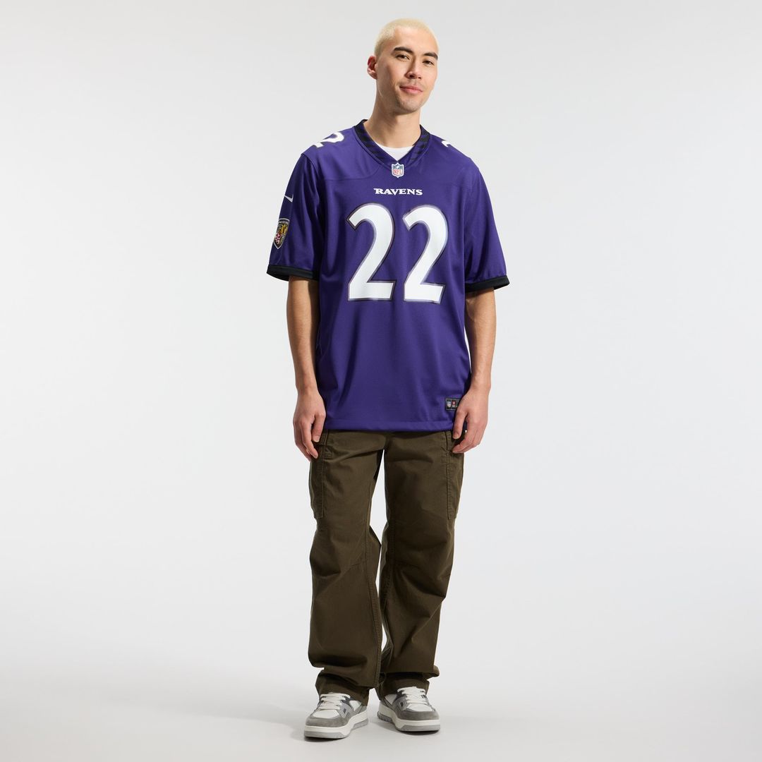 Derrick Henry Baltimore Ravens Nike Purple Team Game Jersey