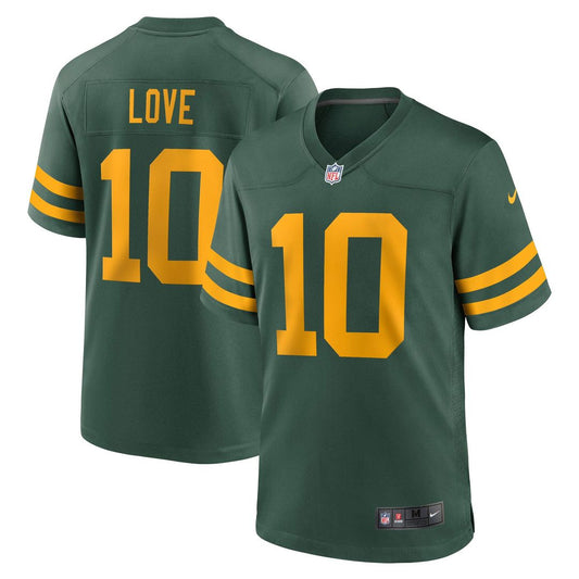 Jordan Love Green Bay Packers Nike Green Alternate Game Jersey