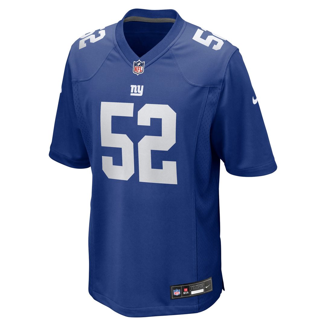 Arvell Reese New York Giants Nike Royal Team Game Jersey
