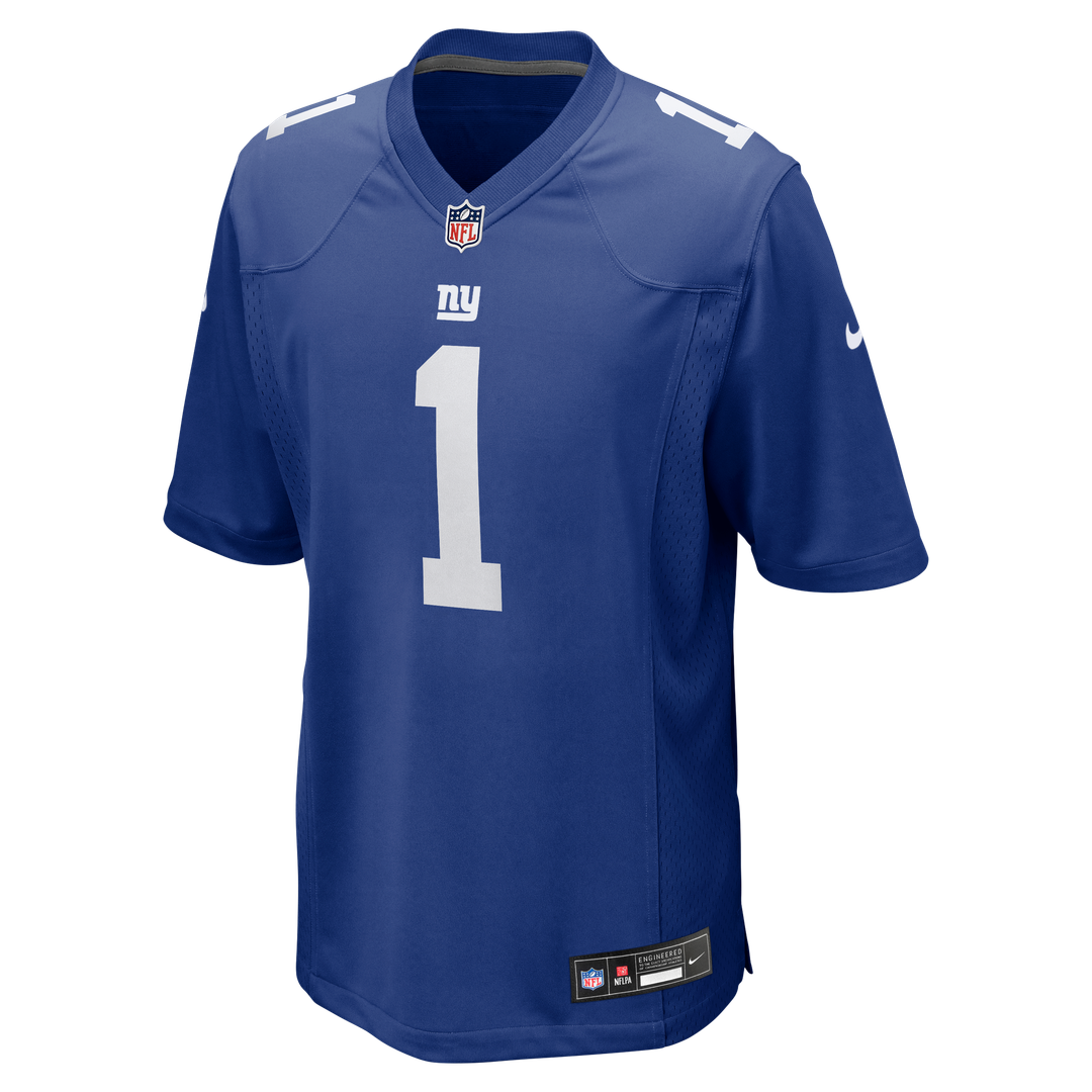 Malik Nabers New York Giants Nike Century Red Alternate Game Jersey