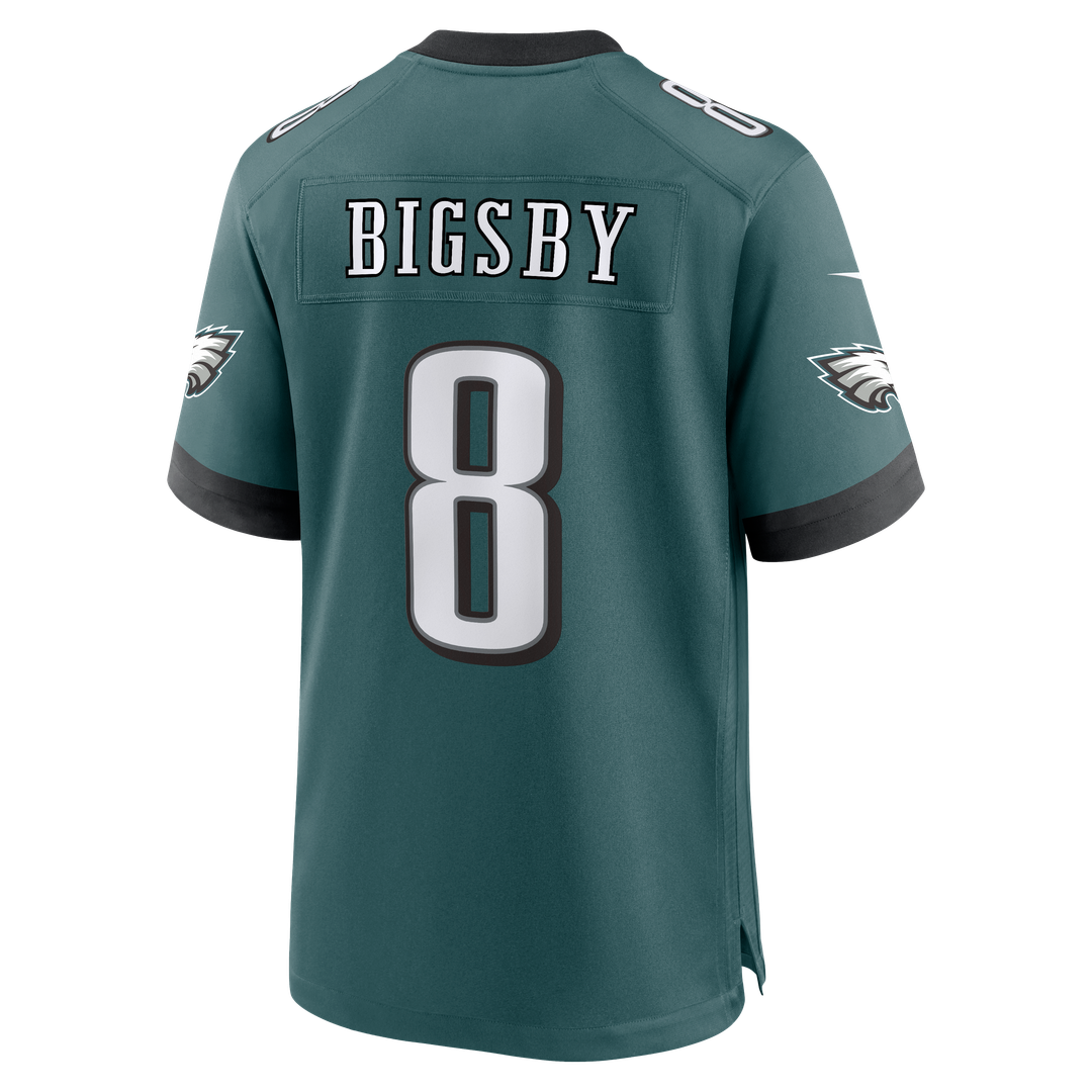 Tank Bigsby Philadelphia Eagles Nike Midnight Green Team Game Jersey