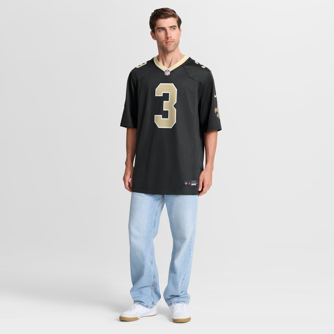 Travis Etienne Jr New Orleans Saints Nike Black Game Jersey