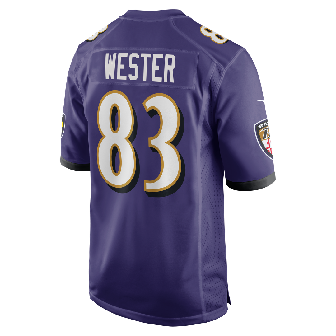 LaJohntay Wester Baltimore Ravens Nike Purple Team Game Jersey