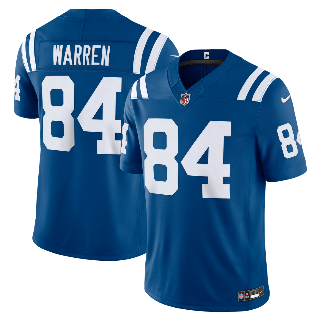 Tyler Warren Indianapolis Colts Nike White Vapor F.U.S.E. Stitched Limited Jersey