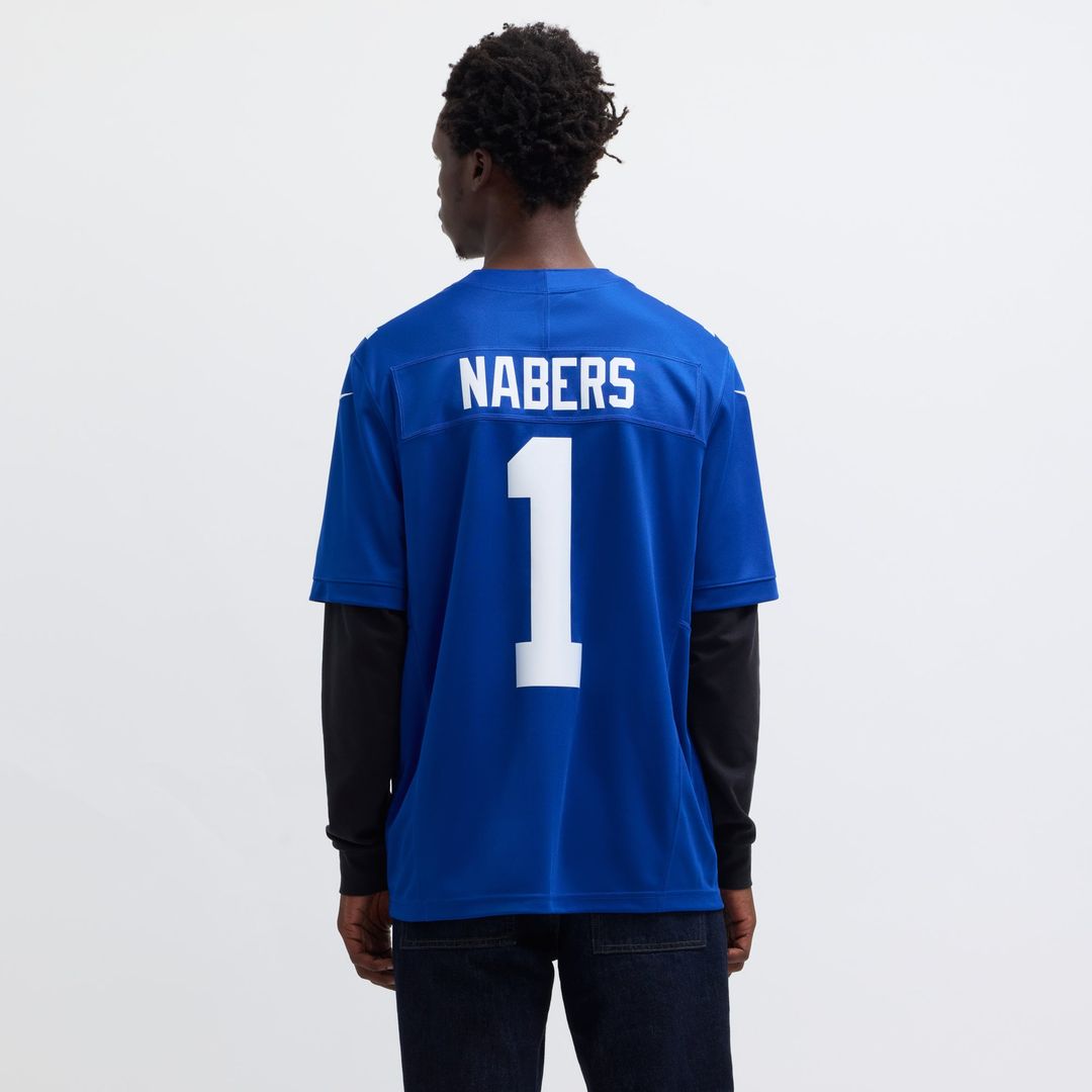Malik Nabers New York Giants Nike Royal Vapor F.U.S.E. Limited Jersey