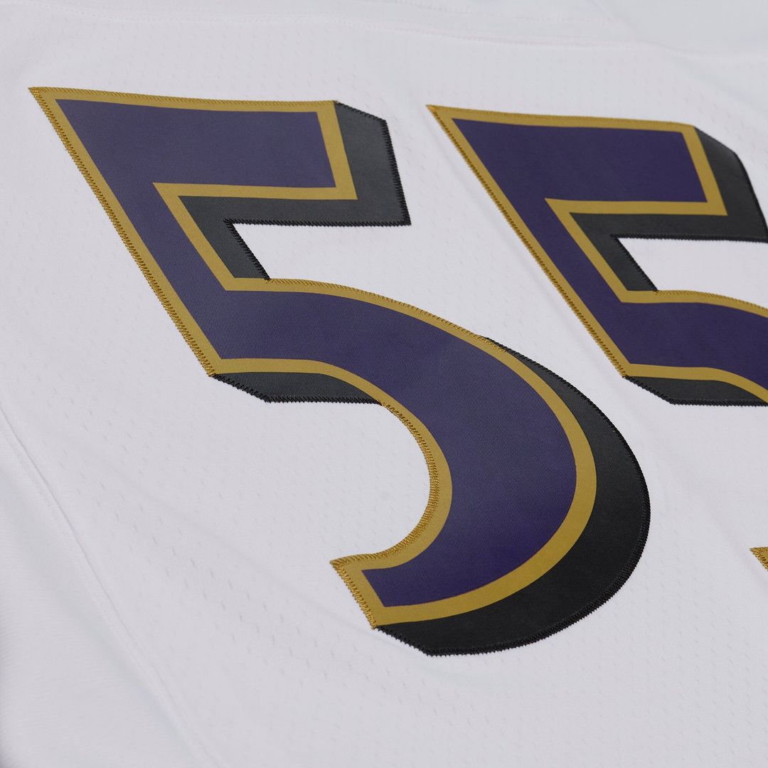 Terrell Suggs Baltimore Ravens Mitchell & Ness White 2003 Legacy Replica Player Jersey