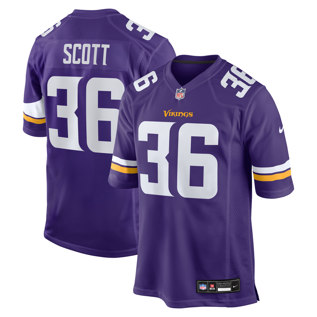 Zavier Scott Minnesota Vikings Nike Purple Team Game Jersey