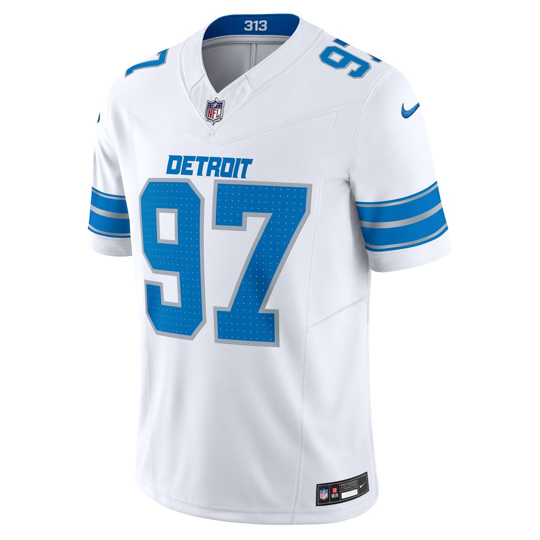 Aidan Hutchinson Detroit Lions Nike Black 2nd Alternate Vapor F.U.S.E. Limited Jersey