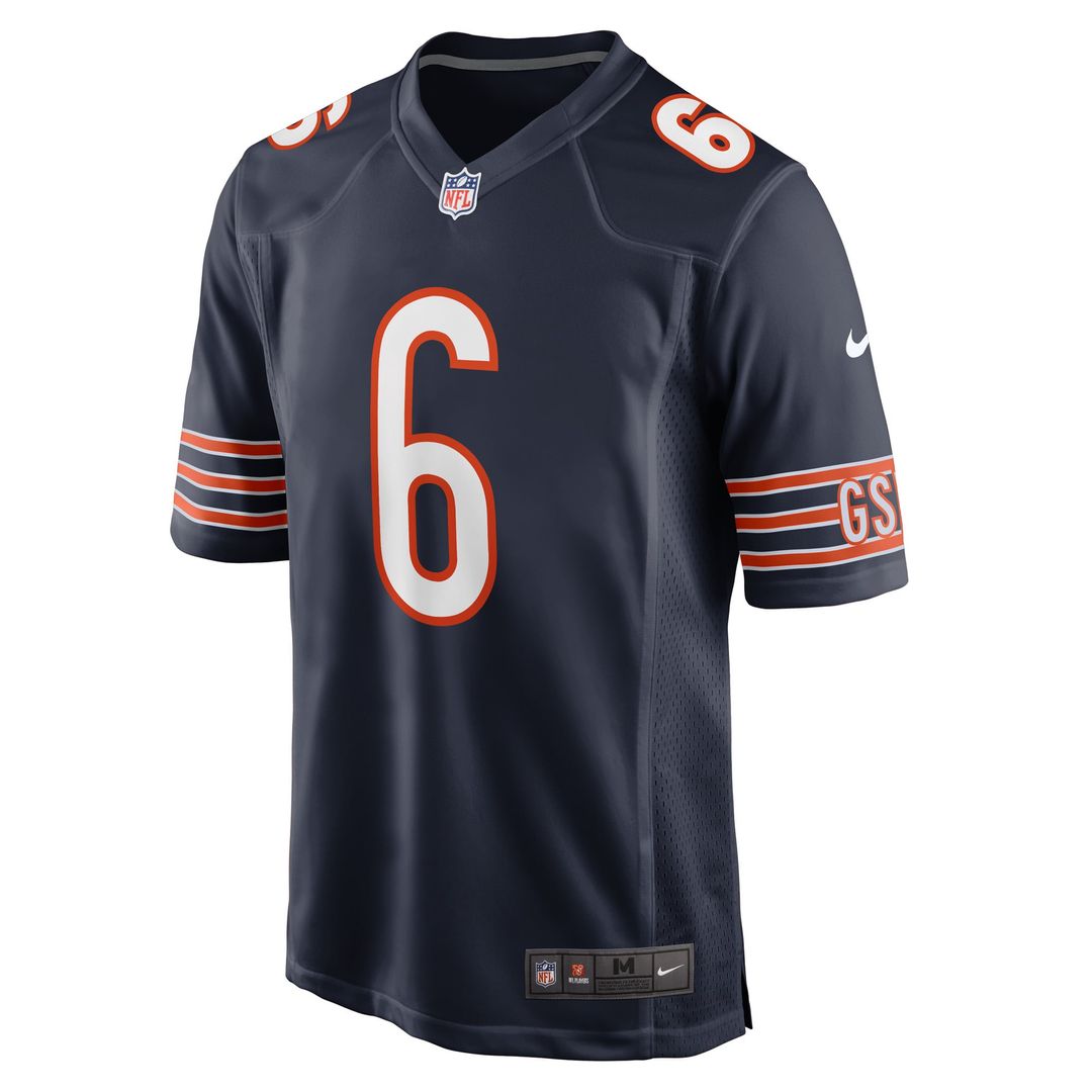 Kyler Gordon Chicago Bears Nike Navy Game Player Jersey