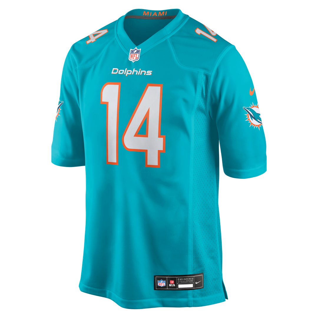 Quinn Ewers Miami Dolphins Nike Aqua Team Game Jersey