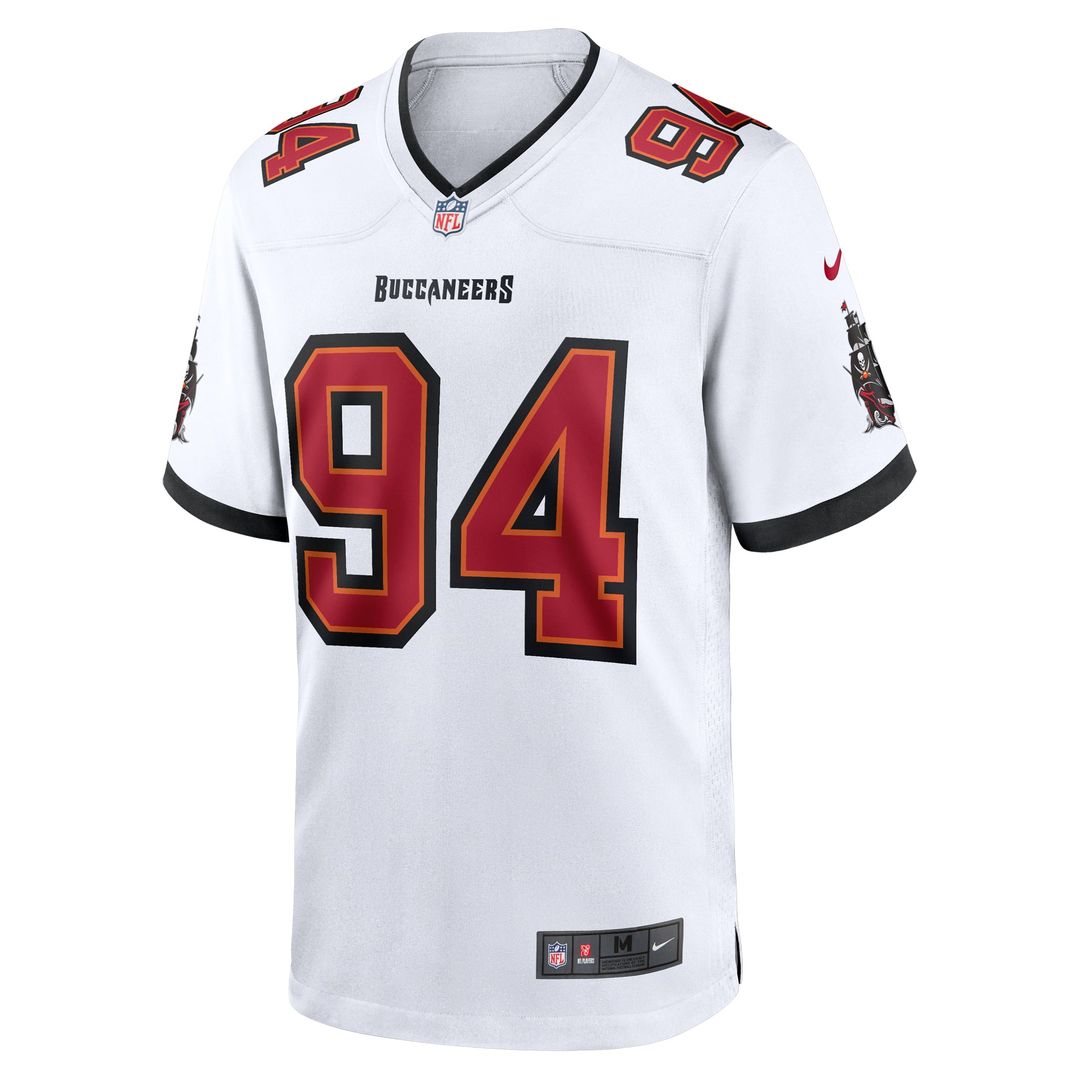 Calijah Kancey Tampa Bay Buccaneers Nike White Game Jersey