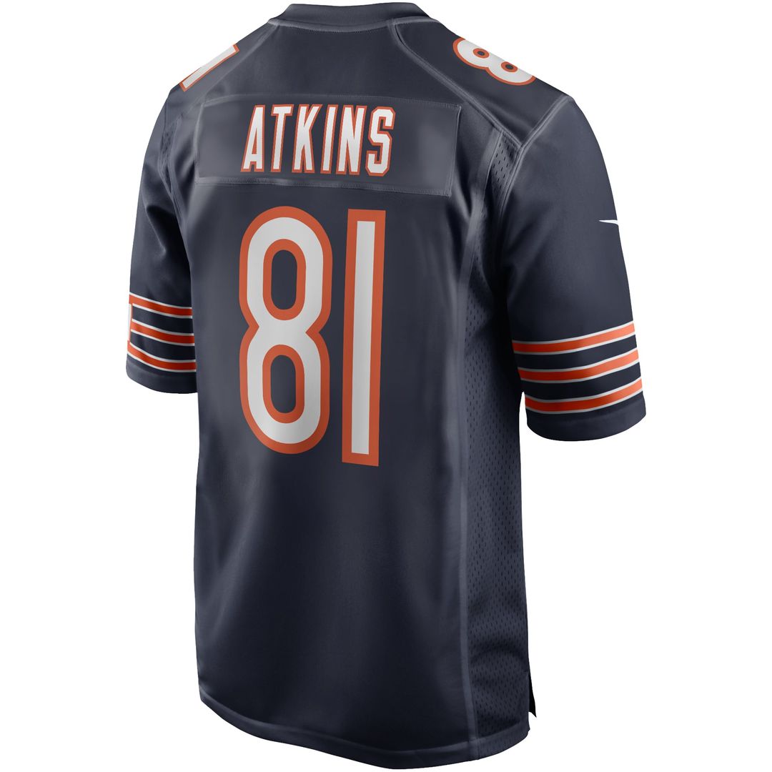 Doug Atkins Chicago Bears Nike Navy Game Retired Player Jersey