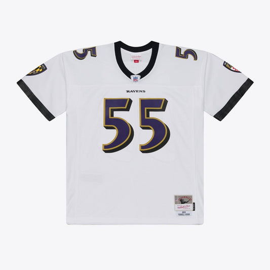 Terrell Suggs Baltimore Ravens Mitchell & Ness White 2003 Legacy Replica Player Jersey