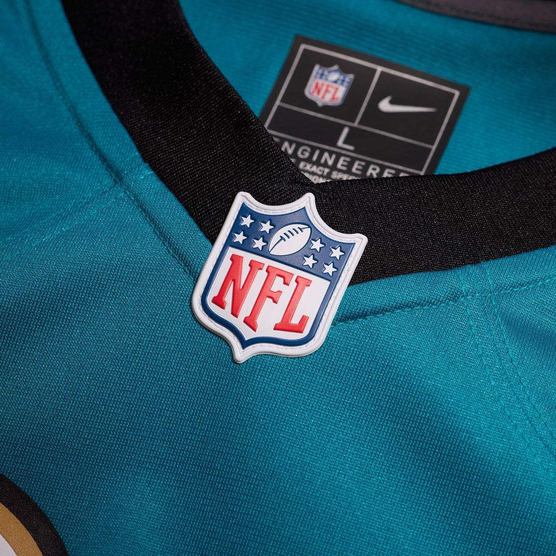 Foye Oluokun Jacksonville Jaguars Nike Teal Prowler Throwback Player Game Jersey