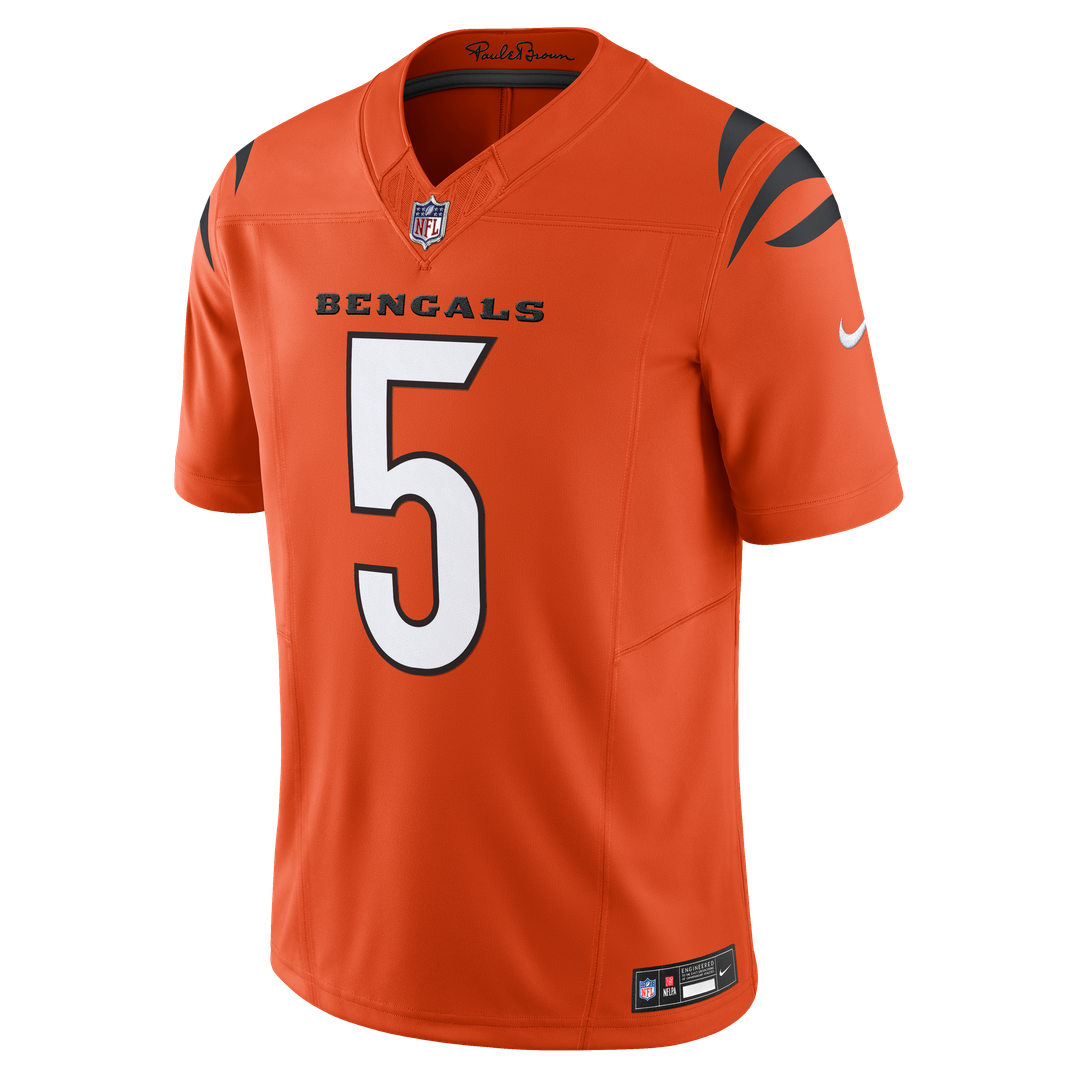 Tee Higgins Cincinnati Bengals Nike Orange Vapor F.U.S.E. Limited Jersey