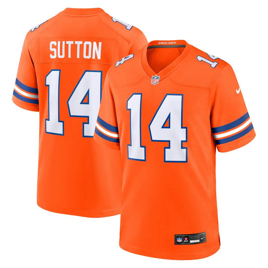 Courtland Sutton Denver Broncos Nike Orange Alternate Game Jersey