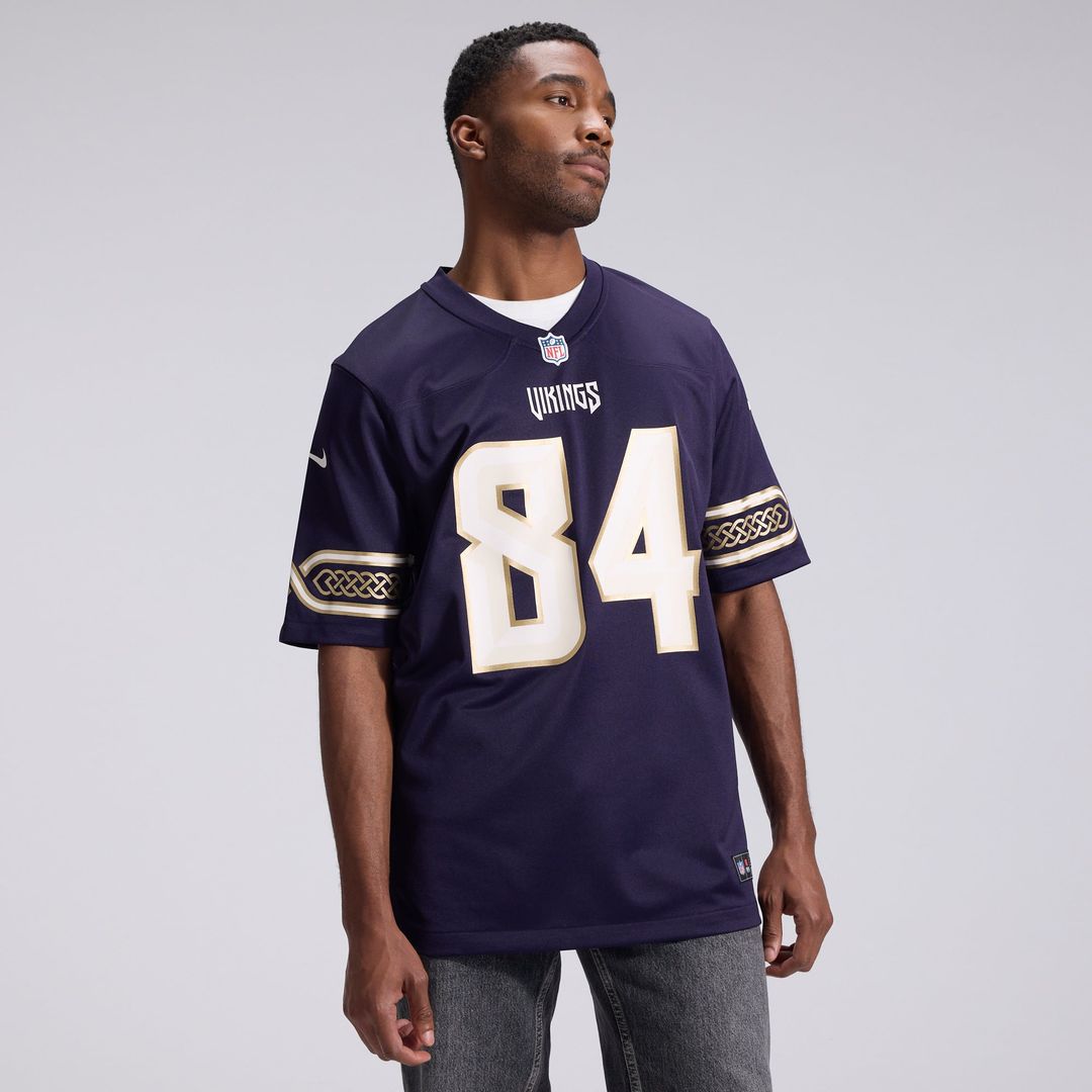 Randy Moss Minnesota Vikings Nike Purple 2026 Rivalries Collection Game Jersey