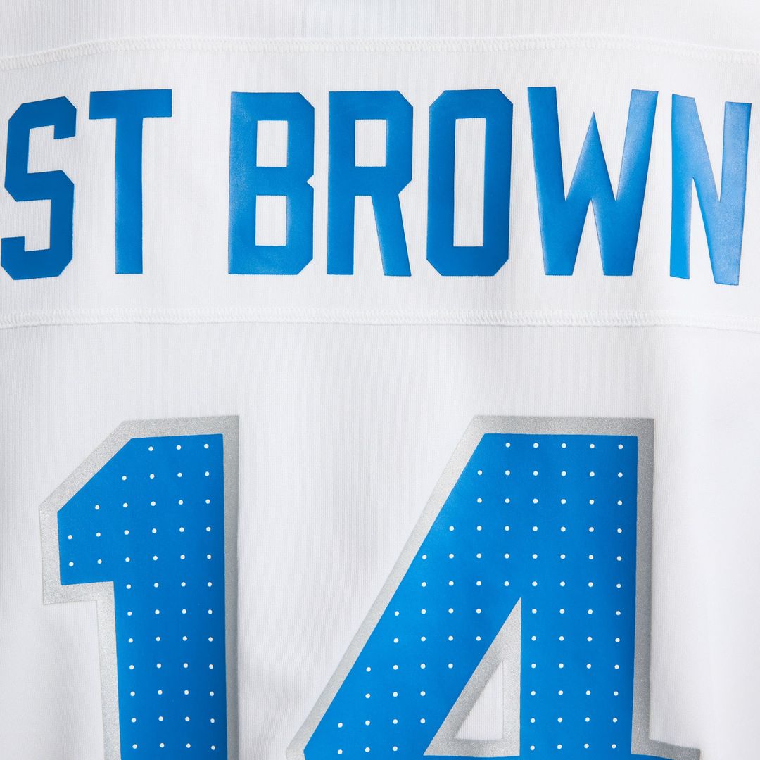 Amon-Ra St. Brown Detroit Lions Nike Black 2nd Alternate Game Jersey