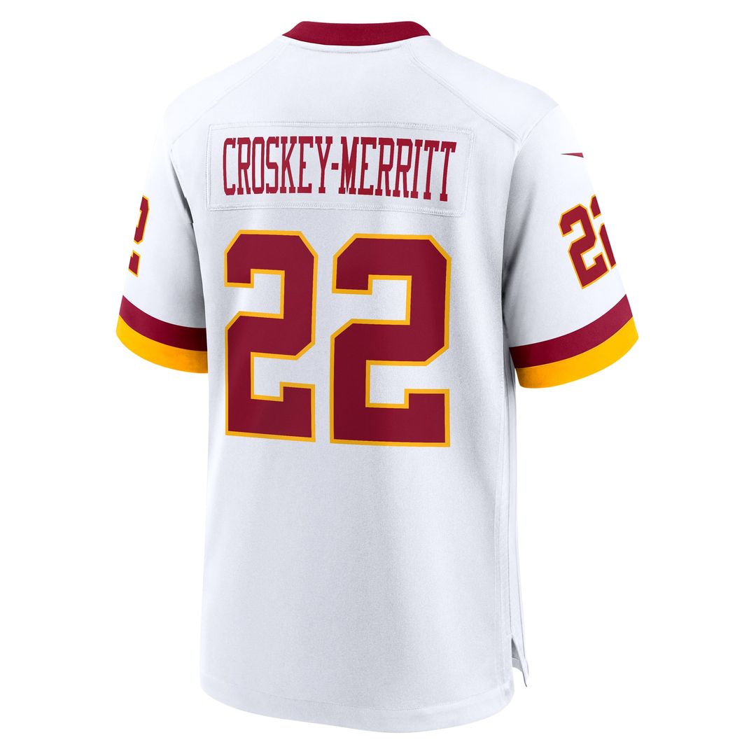 Jacory Croskey-Merritt Washington Commanders Nike Burgundy Game Jersey