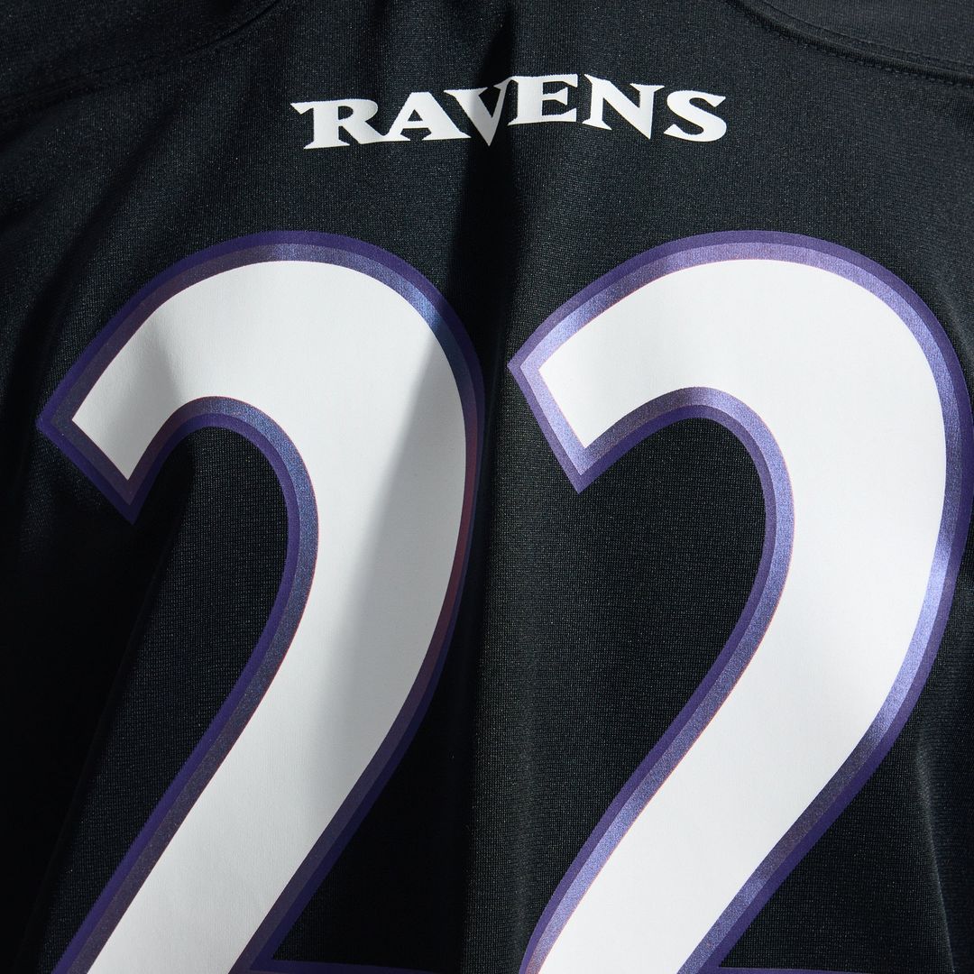 Derrick Henry Baltimore Ravens Nike Black Alternate Game Jersey
