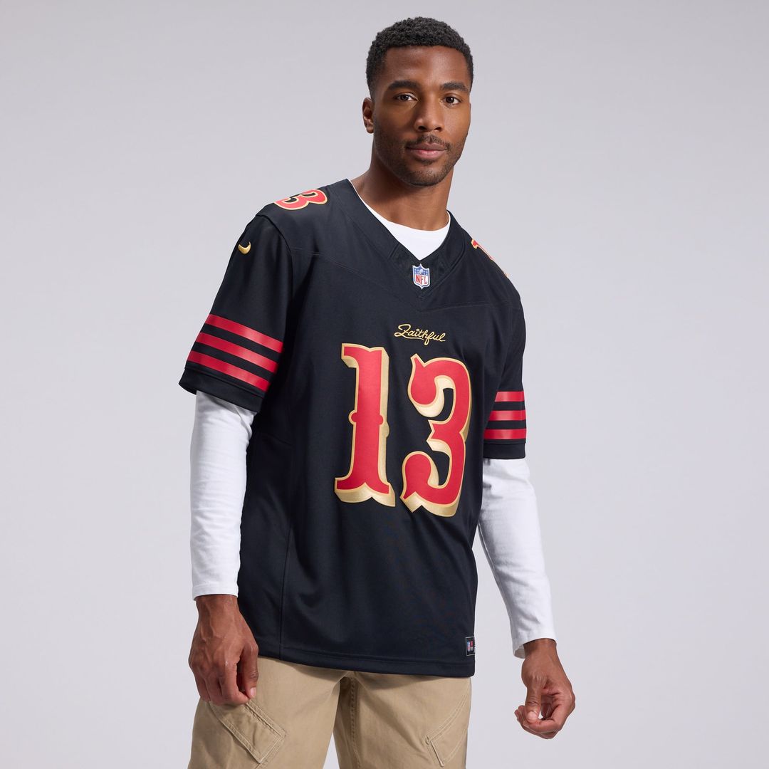 Brock Purdy San Francisco 49ers Nike Black Rivalries Collection Stitched Limited Jersey