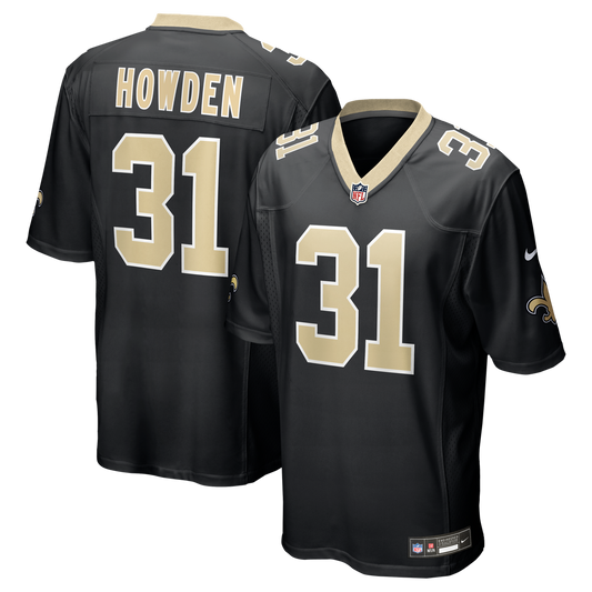 Jordan Howden New Orleans Saints Nike Black Team Game Jersey