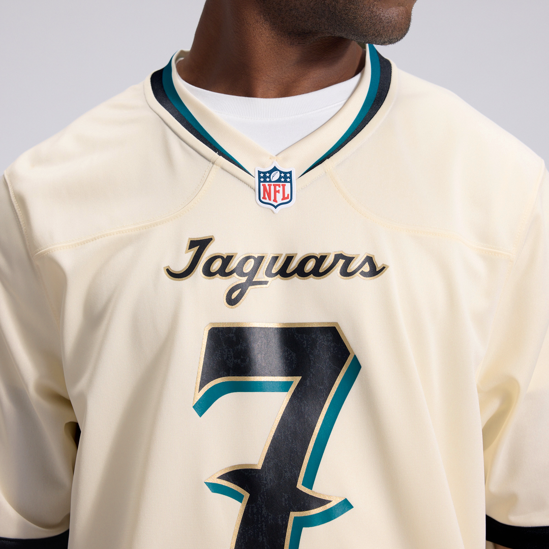 Brian Thomas Jr. Jacksonville Jaguars Nike Natural 2026 Rivalries Collection Game Jersey