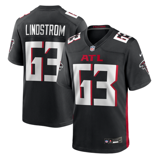 Chris Lindstrom Atlanta Falcons Nike Black Game Jersey
