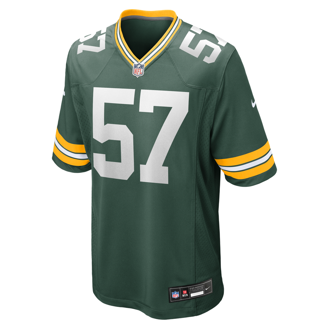 Brenton Cox Jr. Green Bay Packers Nike Green Game Jersey
