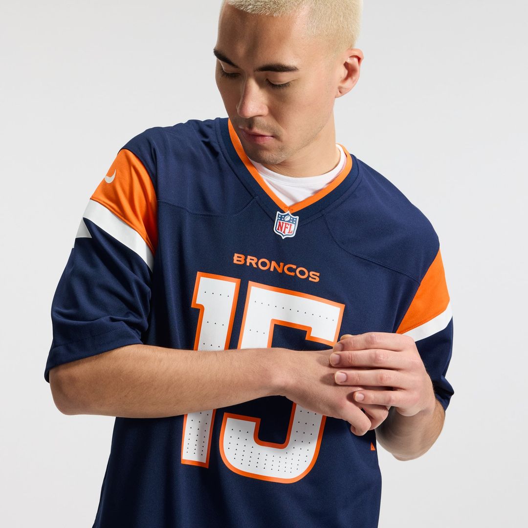 Nik Bonitto Denver Broncos Nike Navy Alternate Game Jersey