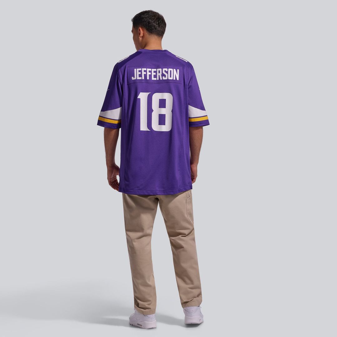 Justin Jefferson Minnesota Vikings Nike White Game Player Jersey