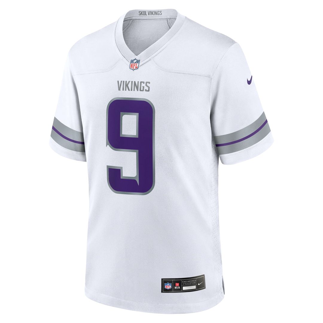 J.J. McCarthy Minnesota Vikings Nike White Alternate Game Player Jersey