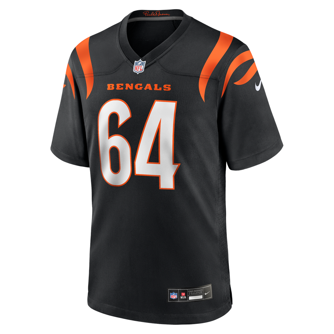 Ted Karras Cincinnati Bengals Nike Black Game Player Jersey