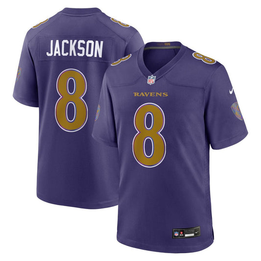 Lamar Jackson Baltimore Ravens Nike Purple Alternate Game Jersey