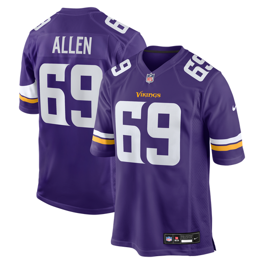 Jared Allen Minnesota Vikings Nike Purple Retired Player Game Jersey