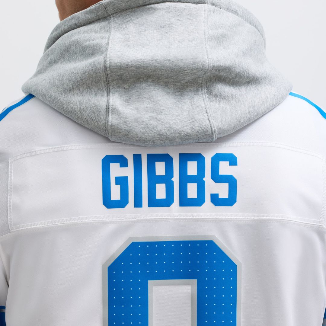 Jahmyr Gibbs Detroit Lions Nike Black 2nd Alternate Vapor F.U.S.E. Limited Jersey