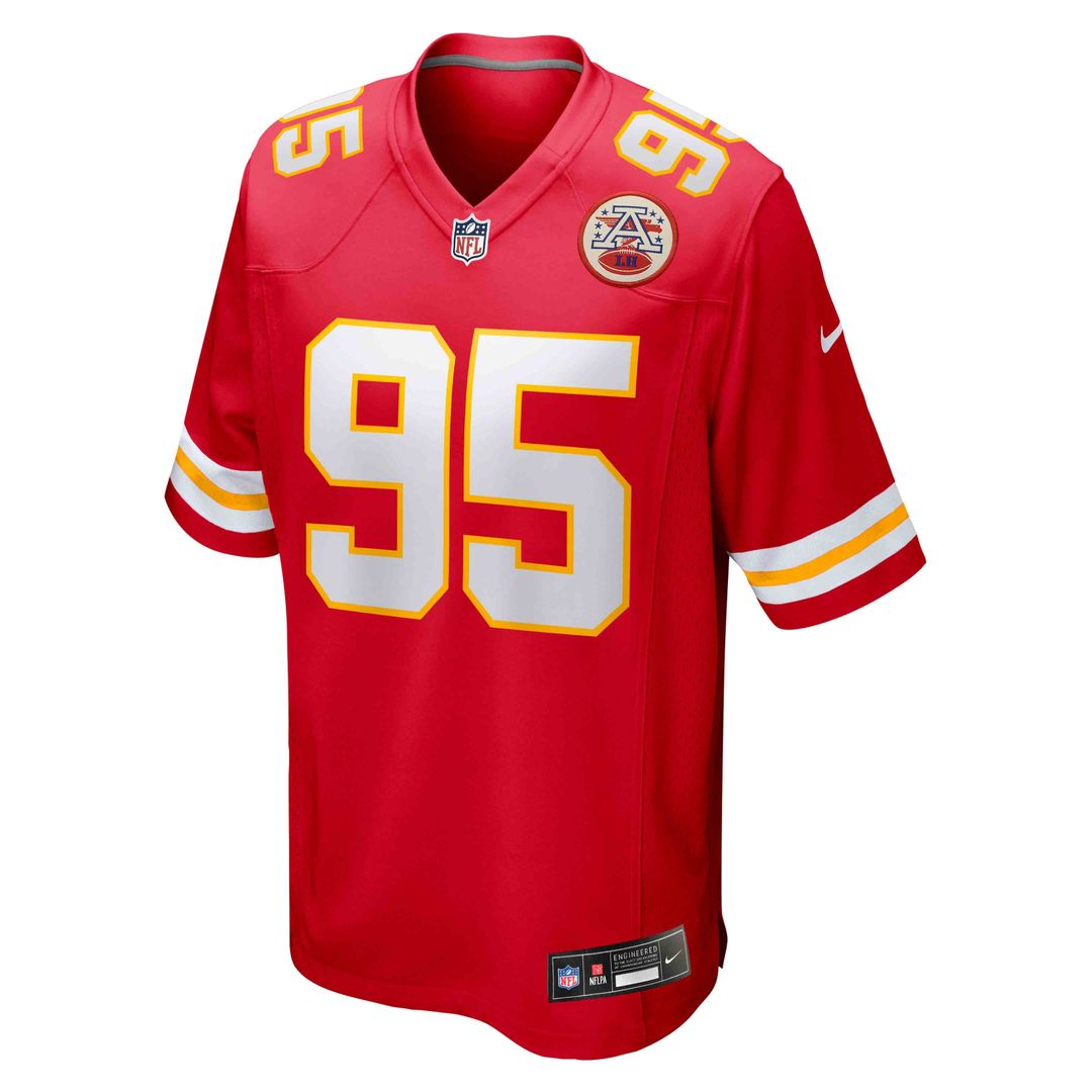 Chris Jones Kansas City Chiefs Nike Red Game Jersey